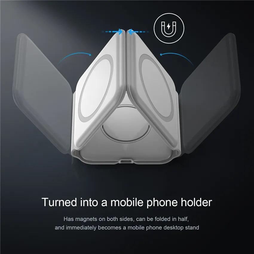 3 - in - 1 Foldable Wireless Charging Pad - Advanced Modern