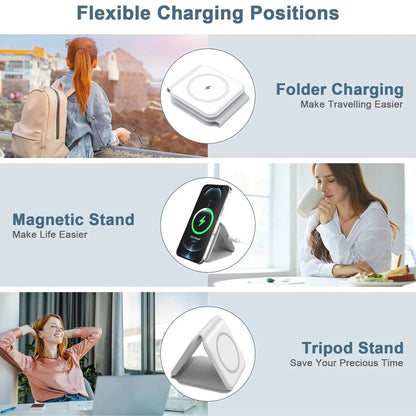 3 - in - 1 Foldable Wireless Charging Pad - Advanced Modern