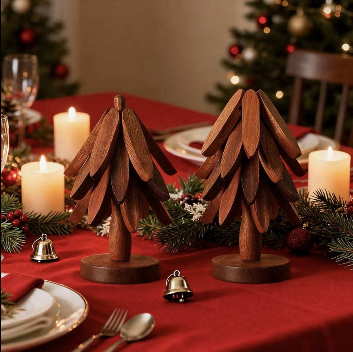 RusticWood™ Coaster Trivets