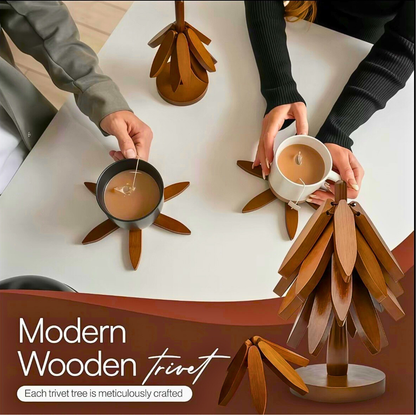 RusticWood™ Coaster Trivets