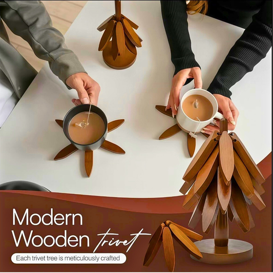 RusticWood™ Coaster Trivets