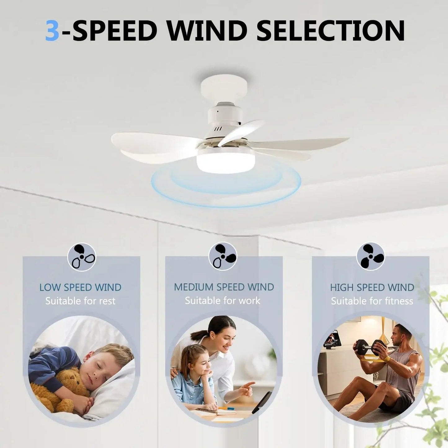 BrightBreeze LED Ceiling Fan - Advanced Modern