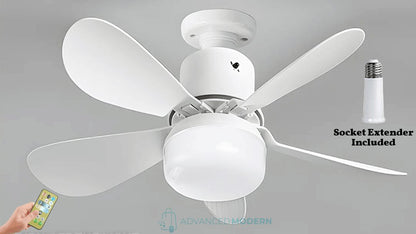 BrightBreeze LED Ceiling Fan - Advanced Modern