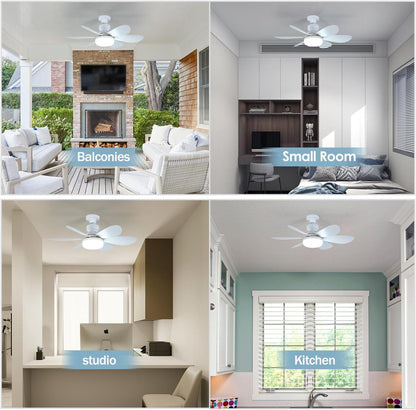 BrightBreeze LED Ceiling Fan - Advanced Modern